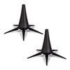 Archnote Clarinet Stand, Standing and Storage, Set of 2 Clarinets, Foldable, 5-Leg Clarinet Stand