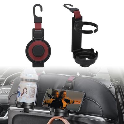 Car Drink Holder, Cup Holder, Multi Cup Holder, 3-in-1 Backseat Car Smartphone Stand, Smartphone