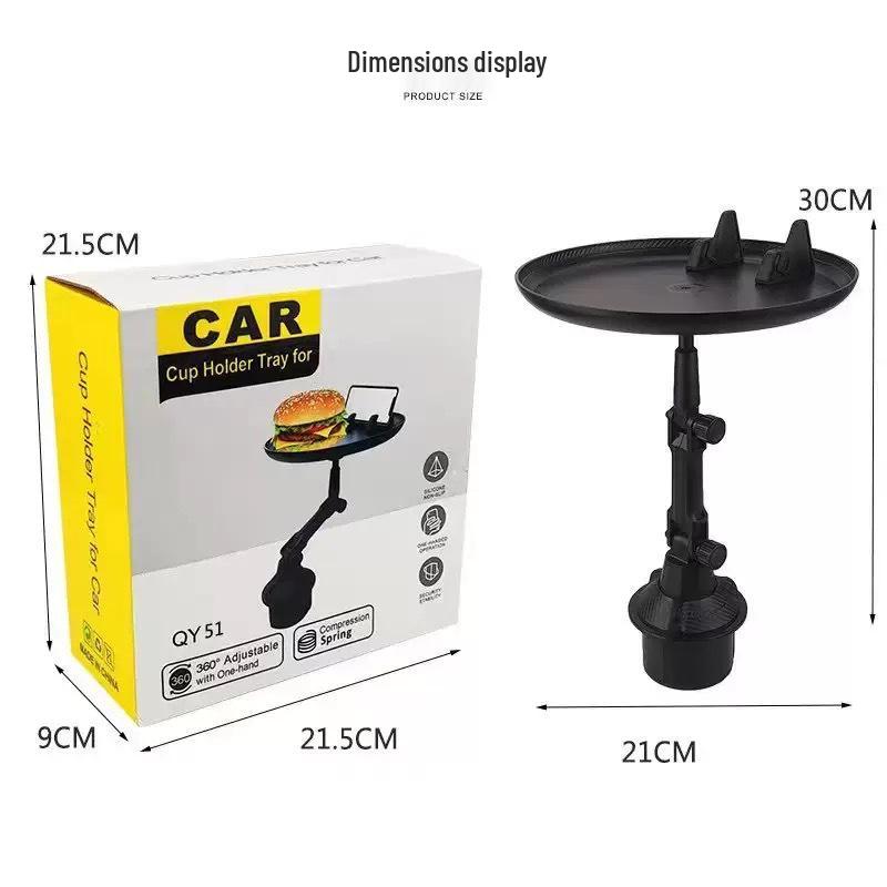 

Car Seat Tray and Phone Holder for Drink and Storage