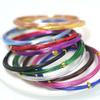 2-10Meters Aluminum Wire Color Painted Metal Cord for DIY Jewelry Making Findings Accessories 0.6/0.8mm/1mm/1.2mm/1.5mm/2mm/3mm