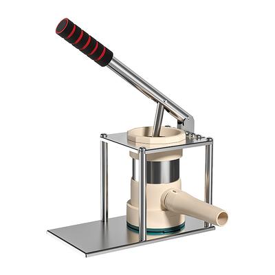 Enchedor de salsicha manual Enchedor de salsicha de aço inoxidável com 5 tubos Máquina de enchimento de salsicha para recheio Utensílios de cozinha doméstica