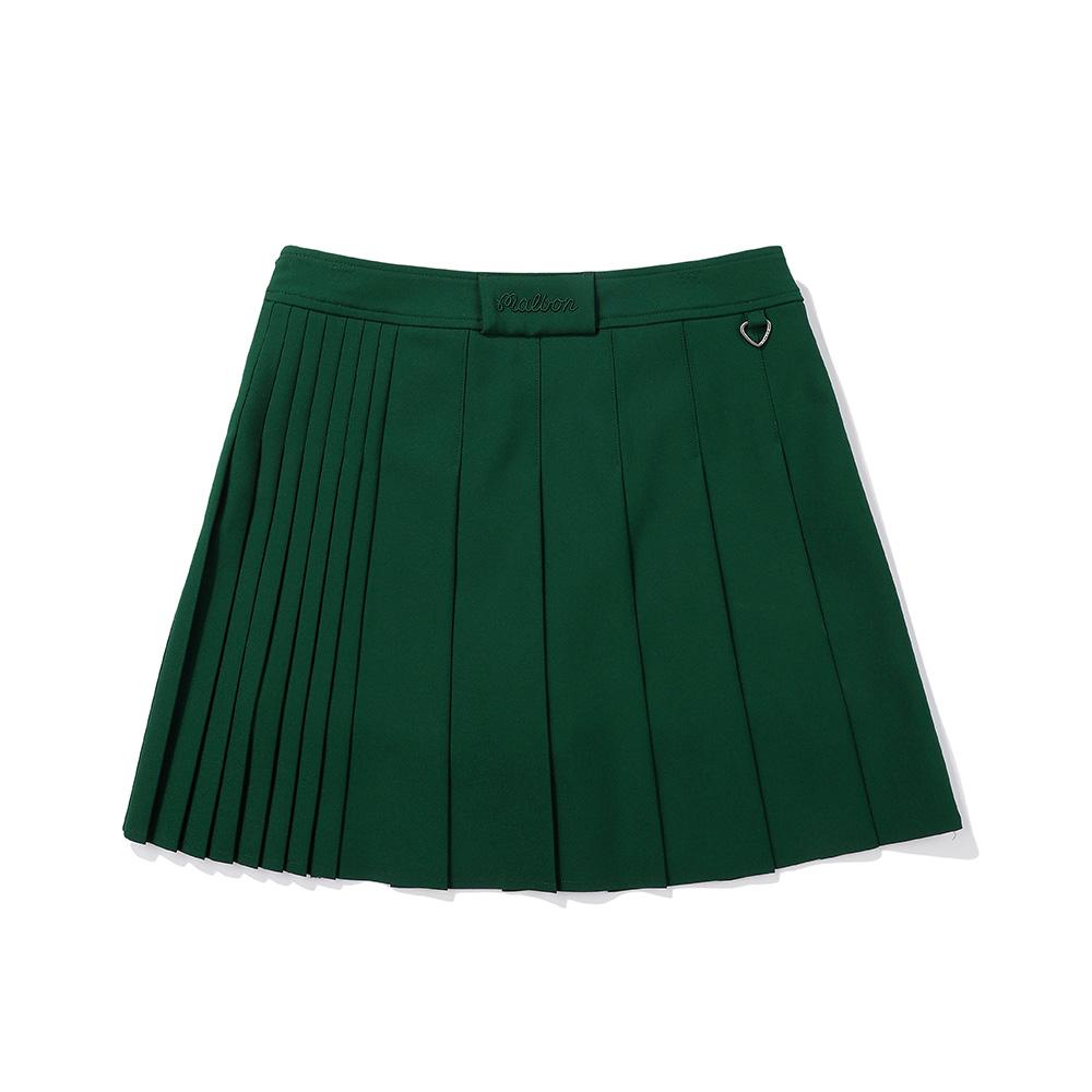 MALBON GOLF Pleated Mid-Length Skirt Green (Woman)
