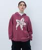 Uncover Melting Star Logo Pigment Hoodie Purple