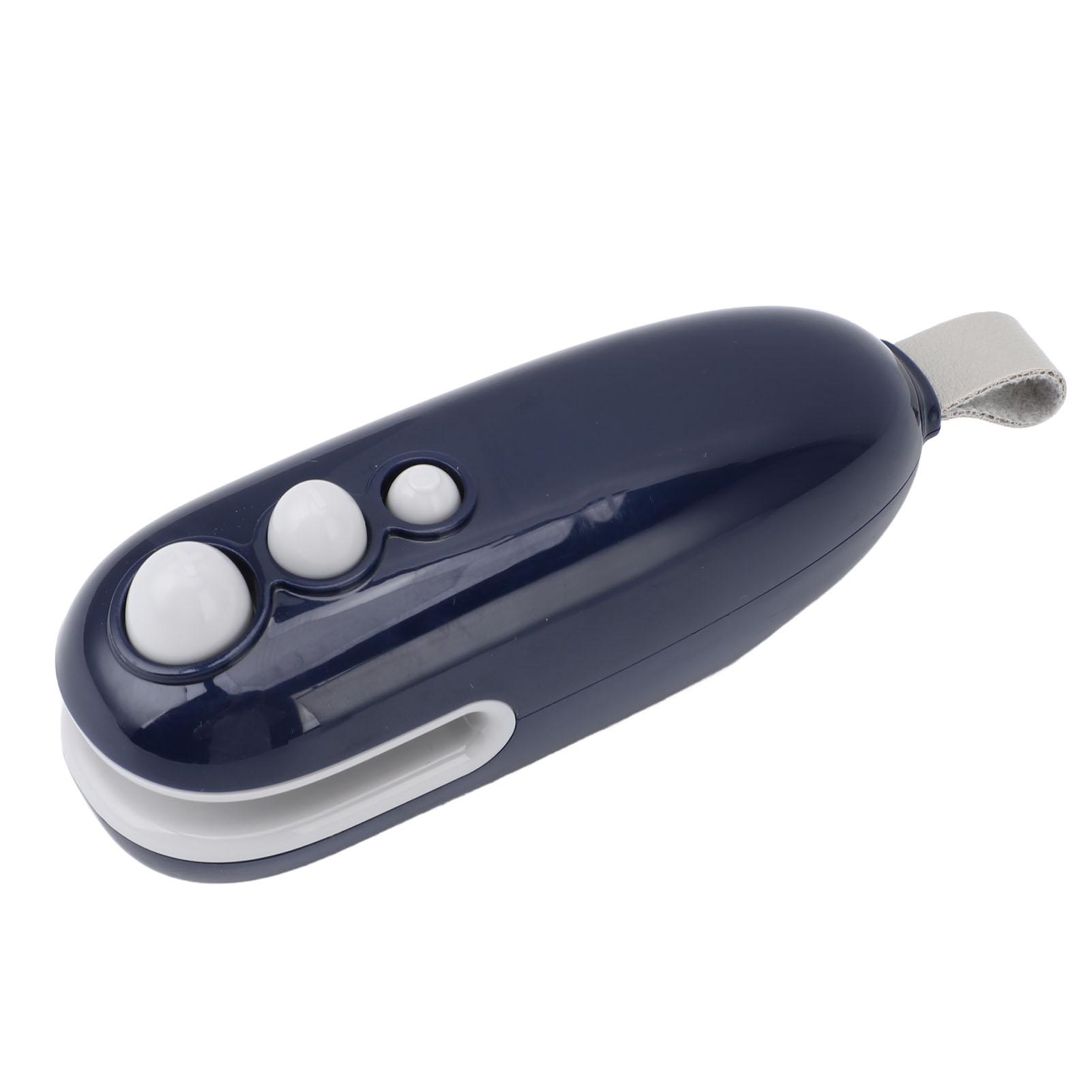 

Мини-запайщик пакетов с резаком, перезаряжаемый нагревательный запайщик, аккумулятор 400 мАч, портативная машина для повторной запайки синий