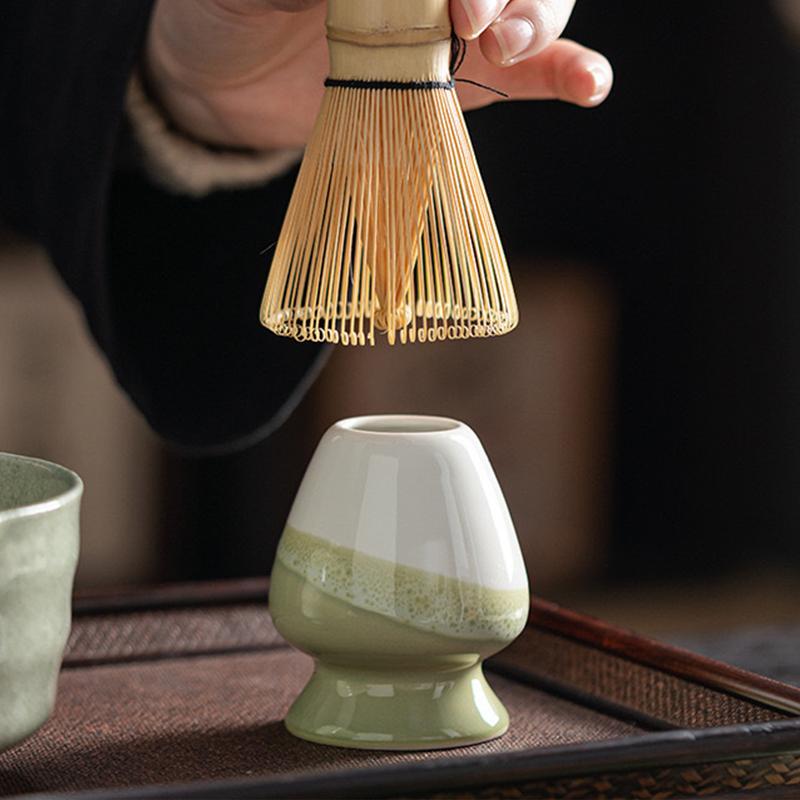 Japanese Tea Whisk Holder Matcha Ceremony Matcha Whisk Container Green Tea Chasen Holder Stand Bowl Teahouse Teaware Supplies