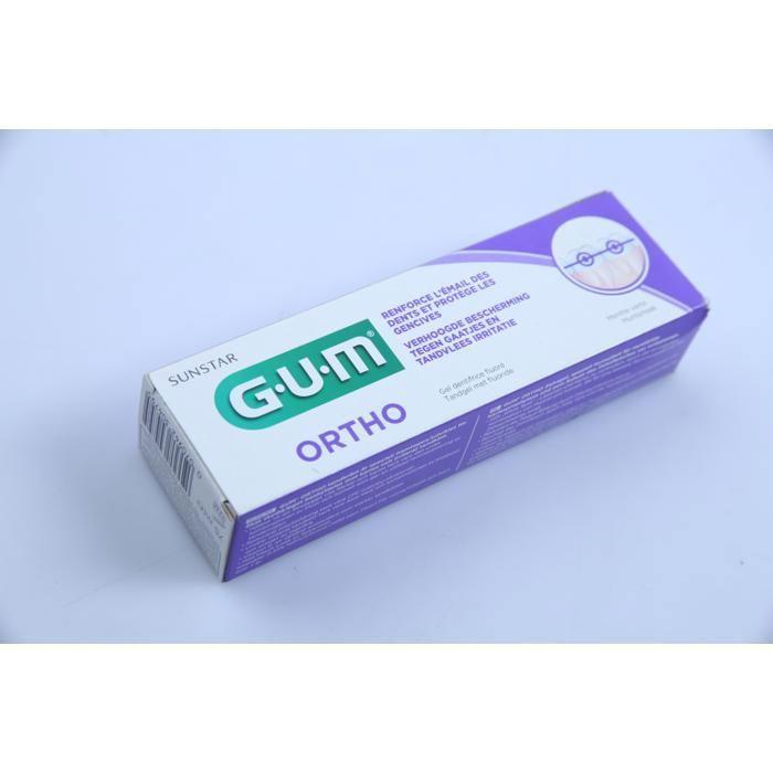 Dentifrice - Gum - Ortho Gel - 75ml - Menthe Douce - Sans Parabène