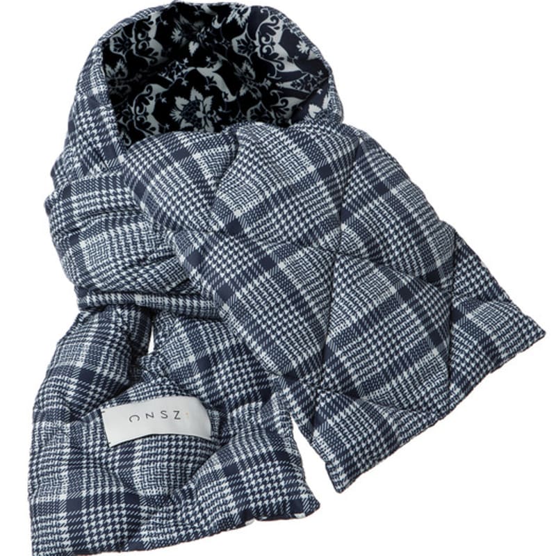 ONSZ Check Botanic Double-Sided Padded Muffler