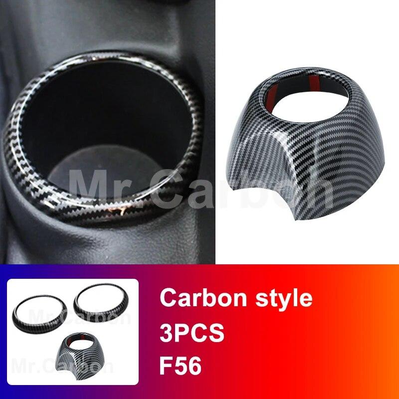 Car Rear Seat Water Cup Holder Decorative Modified Shell For BMW MINI ONE COOPER F55 F56 F57 Interior Modification