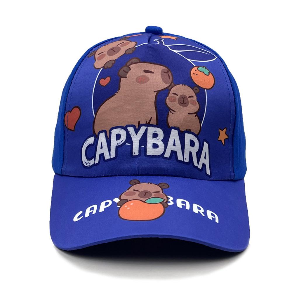 Capybara Children Baseball Hat With Sunshade Breathable Cotton For Outdoor