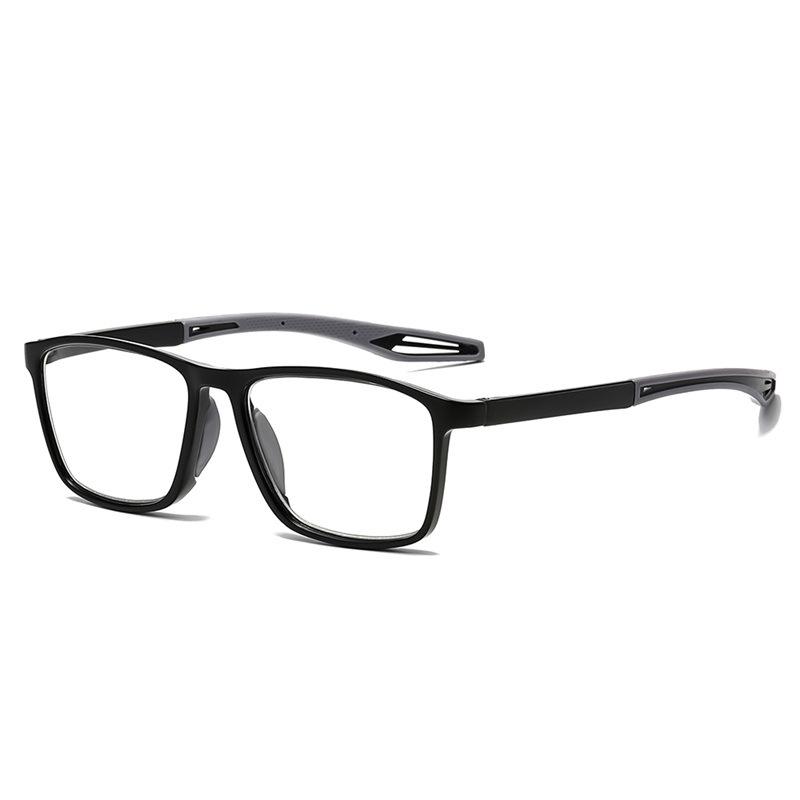 

High Quality New Fashion Sports Anti Slip TR90 Glasses Super Light Neutral Elastic Legs Customizable Prescription Glasses Single Version&1.56&Anti Blue Ray