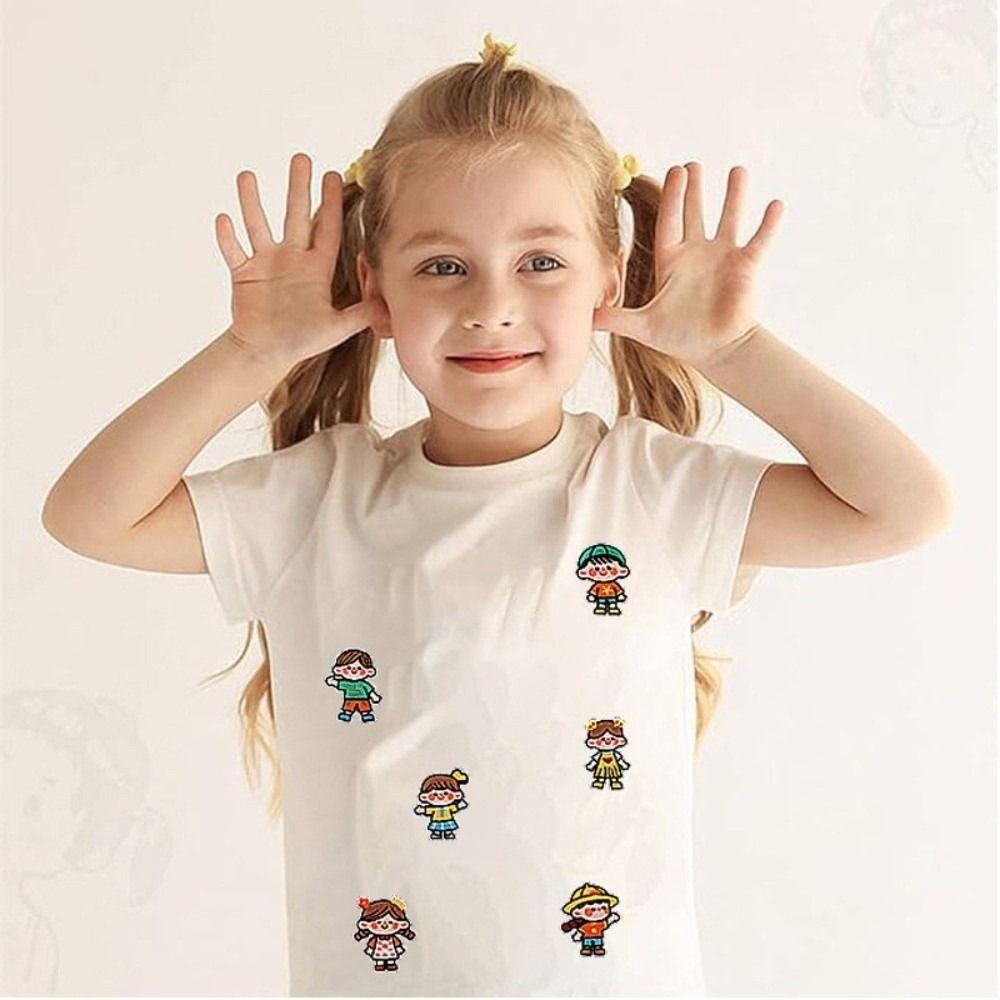 Cartoon Embroidered Patches DIY Style Embroidery Badge Patches Clothes Decor Emblem Badge Boy Girl