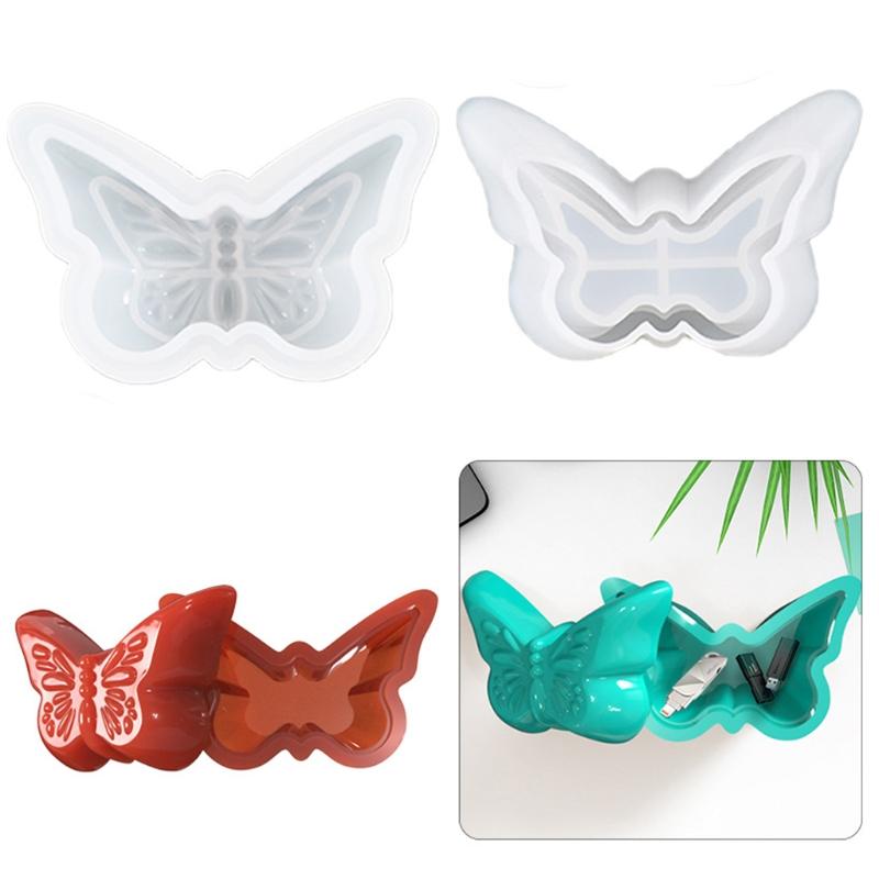 Silicone Craft Mold Butterfly Shape Suitable for Creating Candle Containers and Organizers Great for Handmade Gifts