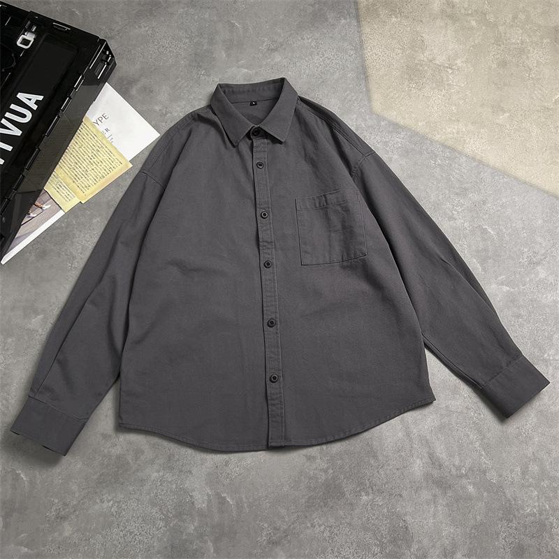 

Men s White Cotton Button Down Shirt Casual Pocket Detail Oversized Streetwear Top 3XL
