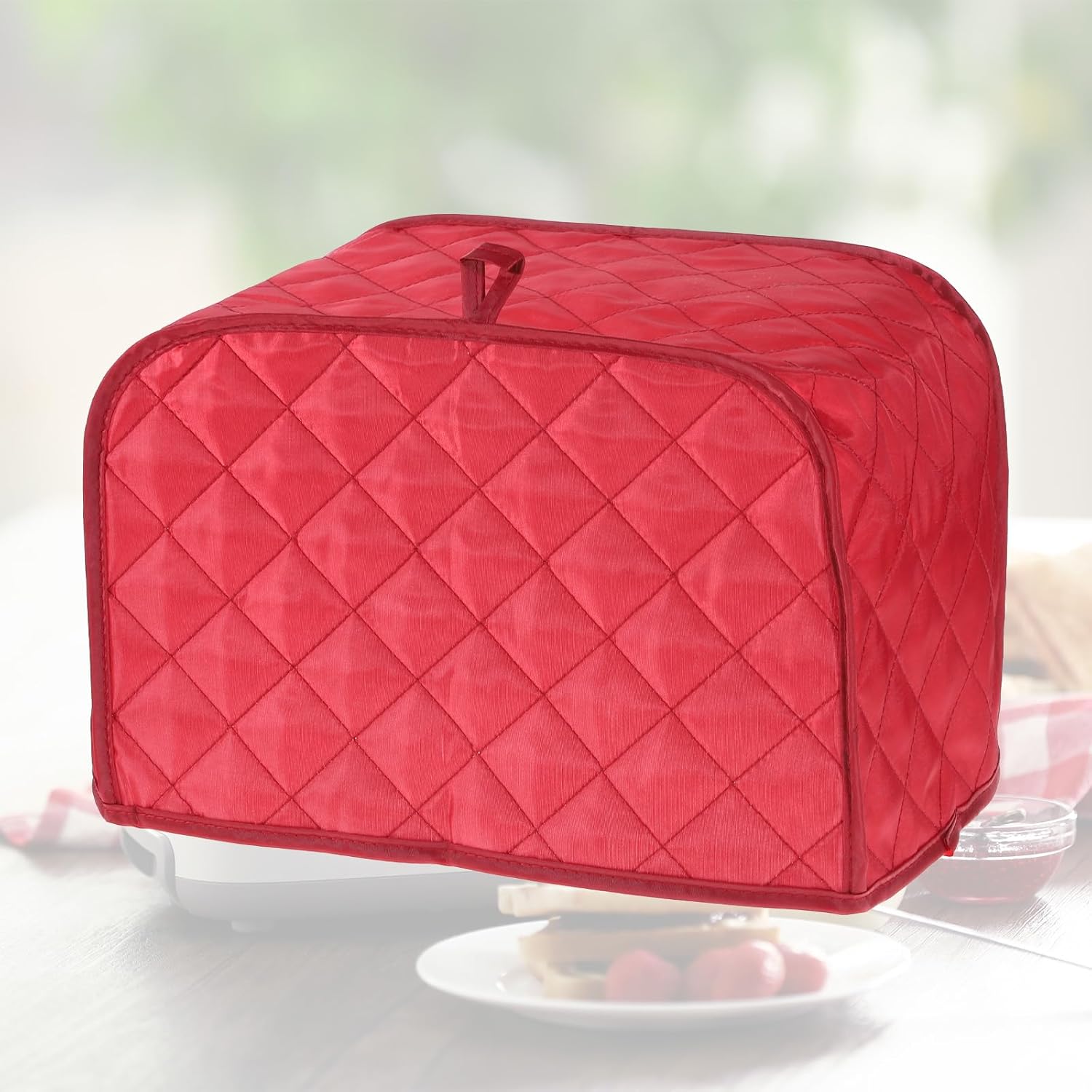 Toaster Cover 2 Slice, Two Slice Bread Machine Cover Quilted Toaster Covers, Small Appliance Covers For Kitchen, Kitchen Appliance CoversPolyester