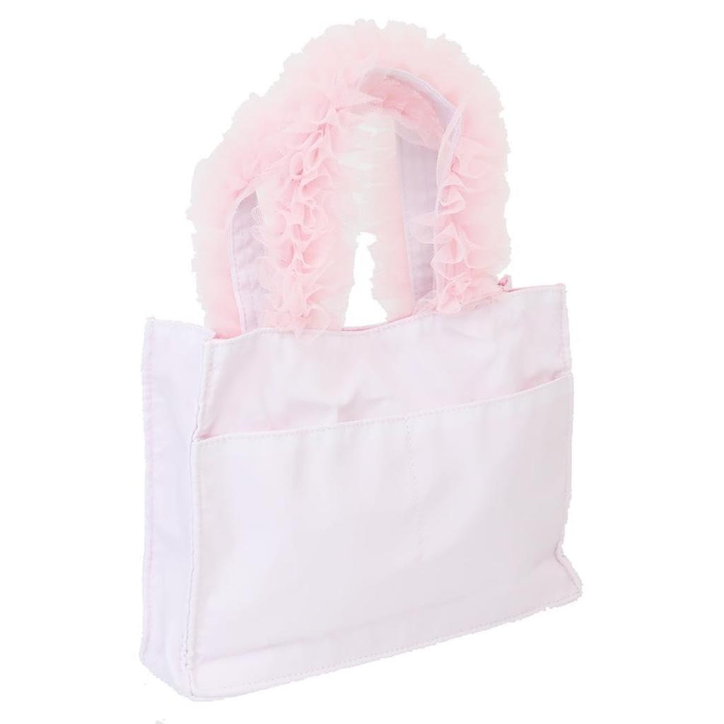 My Melody Little Twin Stars X DOLLY MIX Frill Square Handbag In Light Pink &