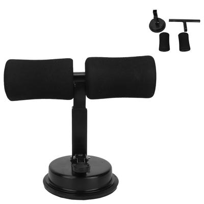 Abdominal Trainer SitUp Aid Suction Cup Household Fitness Body Shaping Exercise Tool(Black )