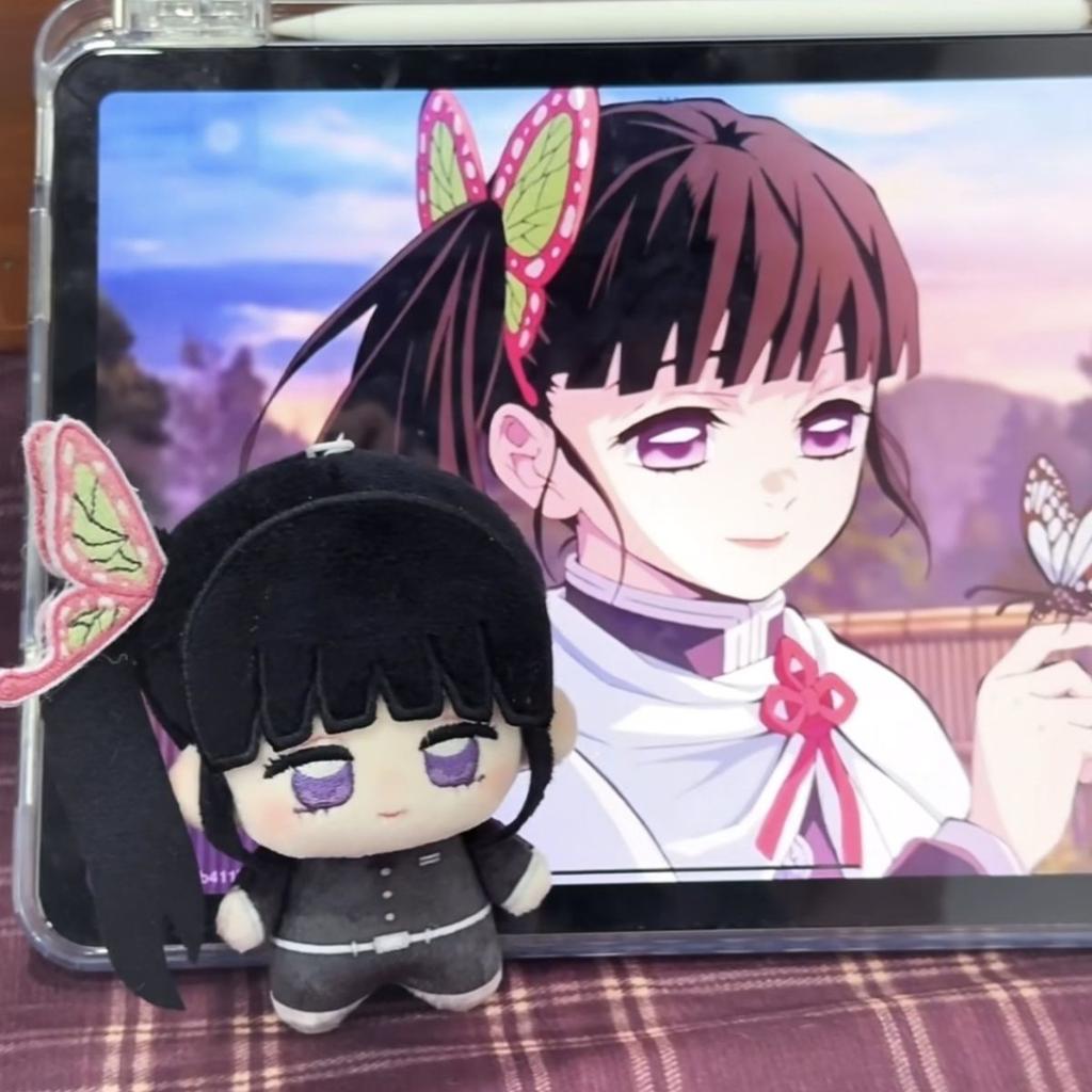 10cm Anime Demon Slayer Kimetsu No Yaiba Plush Kamado Tanjiro Agatsuma Zenitsu Hashibira Inosuke Tomioka Giyuu Pendant Doll Toys Cuddly Stuffed Fluffy