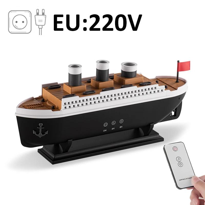 

Cruise Ship Model Air Humidifier Electric Aroma Essential Oil Aromatherapy Diffuser Luxury Ocean Liner Night Light Room Decor