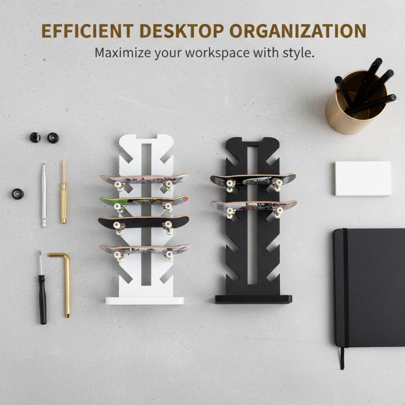 3D Printing Finger Skateboard Storage Rack Finger Skateboard Organizer Finger Skateboard Desktop Display Rack Holders