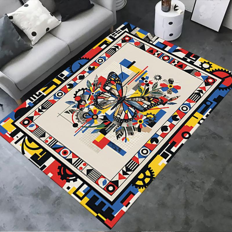 

2025 New Modern Butterfly Carpet Rug for Living Room Bedroom Home Sofa Decoration,Kids play Non-slip Floor Mat77 40x60cm( 15x23in )