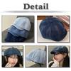 Casquette Stylish Hunting CZ629 [White Fang] Hat, Denim, Cap, Women's & Men's (Blue)