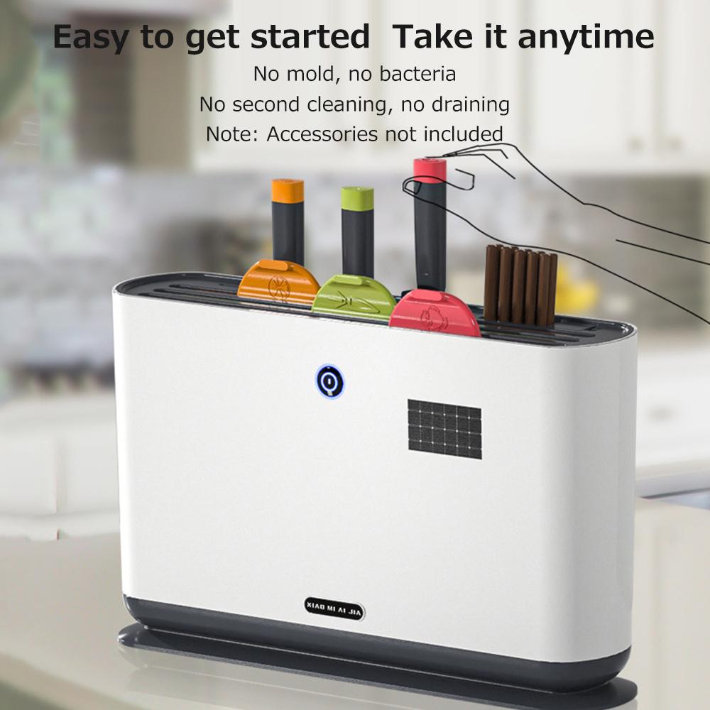 Knife Disinfection Rack Multifunctional Household UV Cutlery 2000mAh  Chopsticks CuttingTube