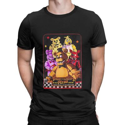 Five Nights At Freddy Night Funny Graphic 100 Cotton TShirt FNAF Tees Tops For Unisex