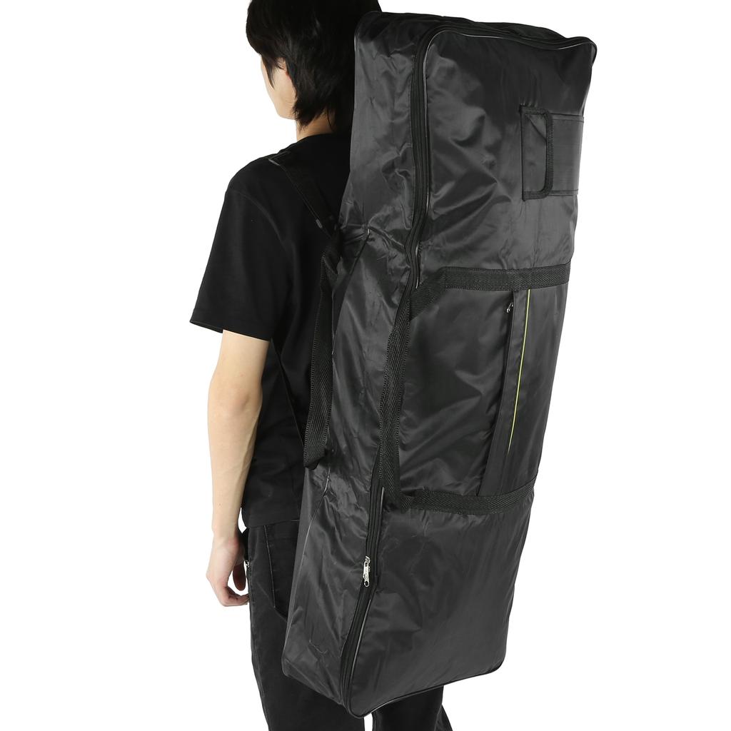 61‑Key Keyboard Bag Electronic Organ Piano Protective Case Waterproof Oxford Cloth Black
