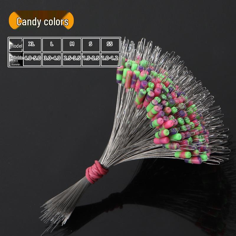 High-Concentricity Silicone Bean Fishing Rod Tip Lock, Anti-Tangle Olive Shape Accessory