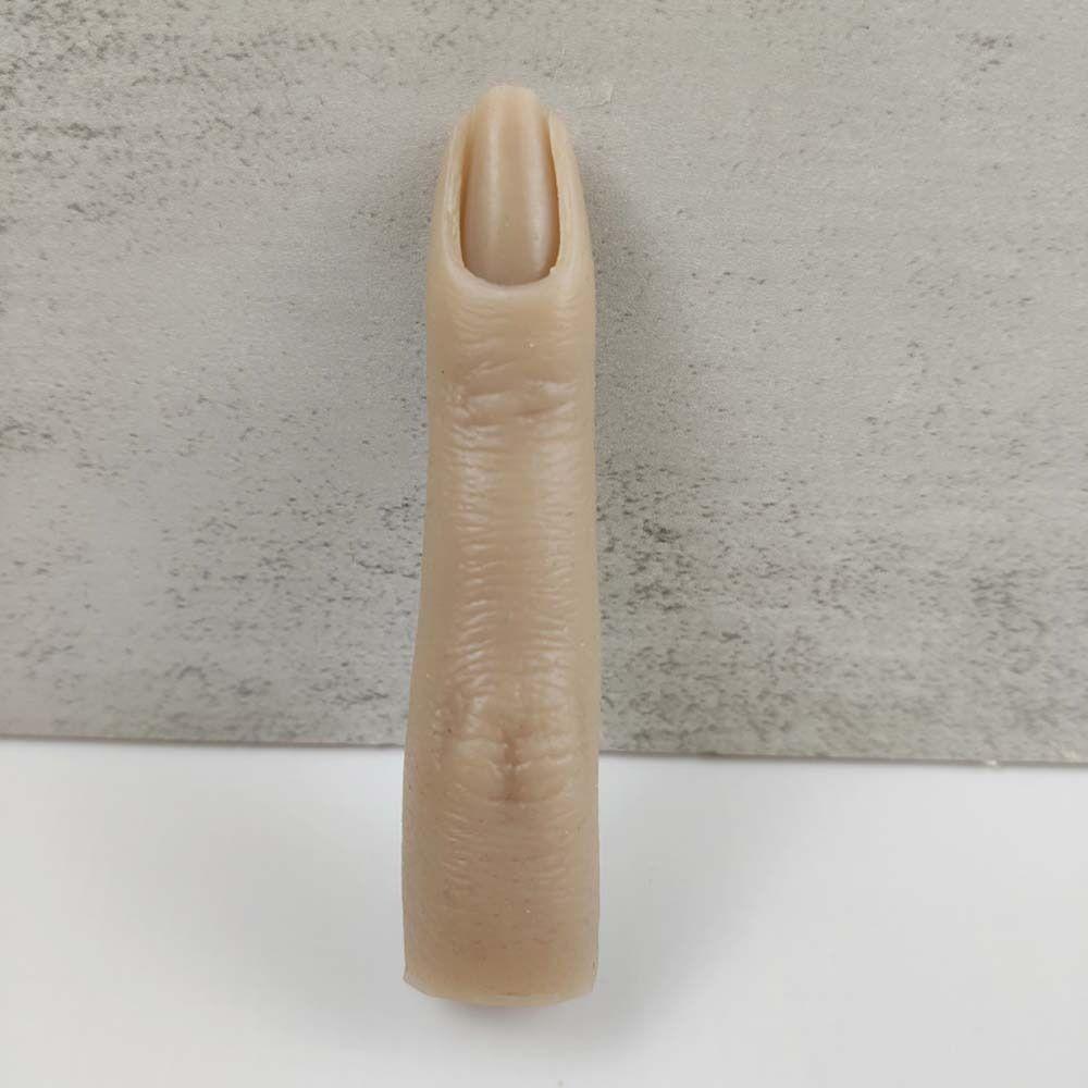 Fake Finger Model Nail Showing Stand Fake Finger Display Tool Practice False Finger Model