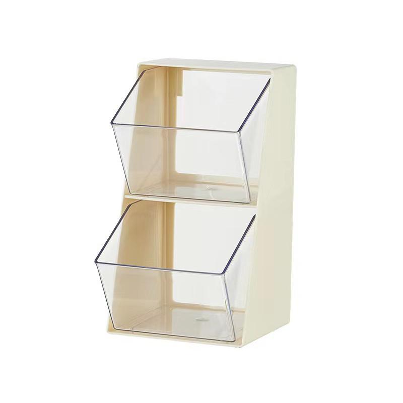 1 stück Acryl Transparent Teebeutel Aufbewahrungsbox Mit Deckel Büro Multifunktionale Aufbewahrungsbox Organizer Kaffeebeutel Fach Box