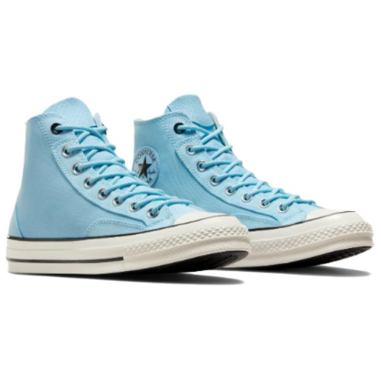 Converse Chuck 70 Lightweight Comfortable High-top Canvas Shoes Unisex Blue and White