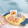 100 Pcs 10x10+3cm Flower Pattern Printed Plastic Bags Cookie Biscuits Snack Self Stick Package For Wedding Party Gift