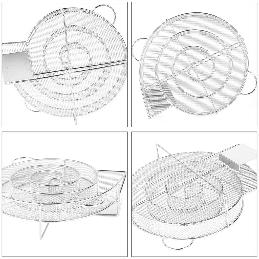 Générateur de Fumée Froide Pour Barbecue Grill Ou Fumoir Poussière de Bois Fumage Chaud et Froid Saumon Viande Brûleur Cuisson Acier Inoxydable Outils Barbecue