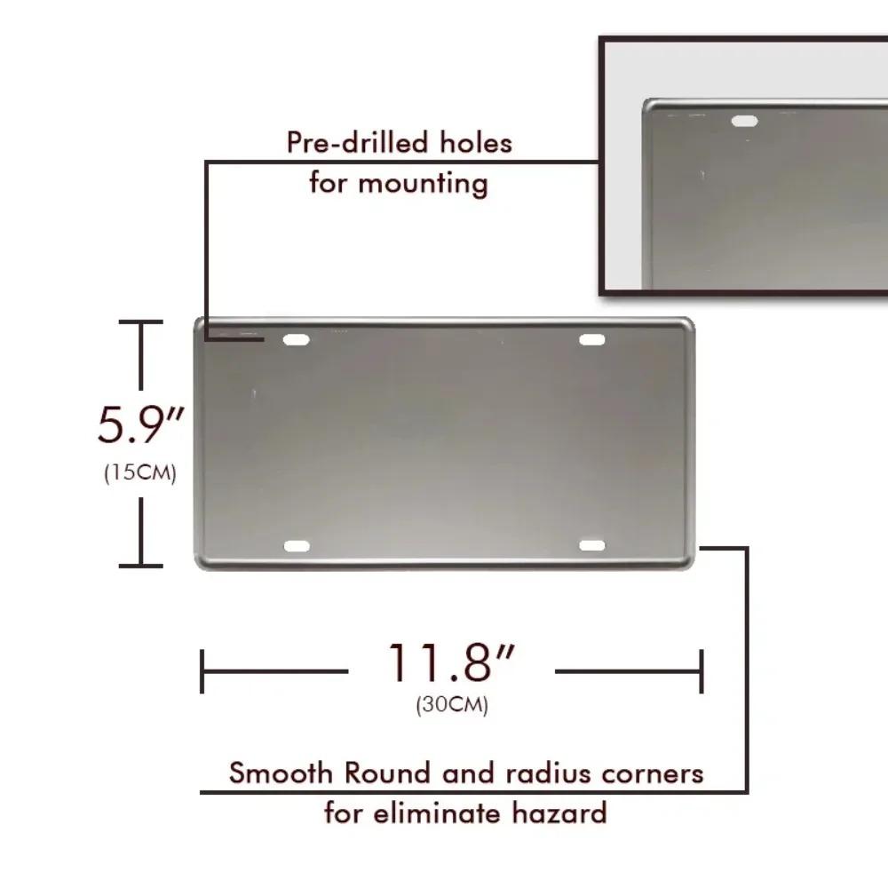 Vintage Famous City Metal Sign Licenses Plate Plaque Tin Sign for Man Cave Bar Pub Club Dad's Garage Workshop Wall Decoration