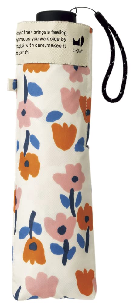 Wegen U-DAY Faltschirm, Ripetto/Blumen Mini, WH, D-063652