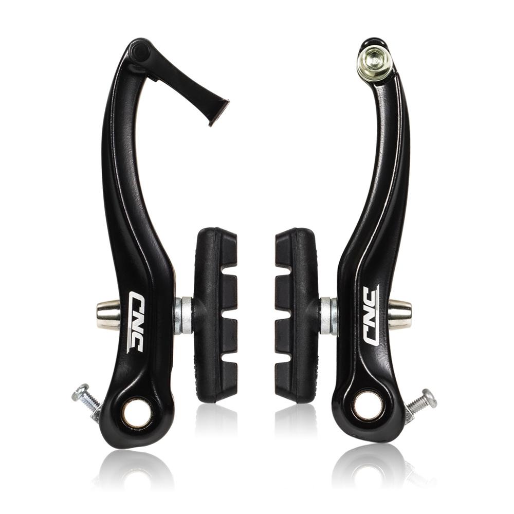 CNC Велосипедный V-образный тормозной калипер AL MTB V-Тормоз BMX Складной Велосипед Дорожный Велосипед V-Тормоз Комплект 1pair Black