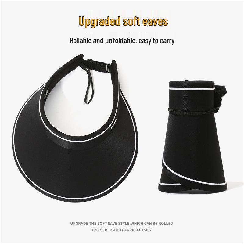 Women's UPF50+ Versatile Foldable Cycling Sun Hat - Large Brim, UV Protection