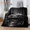 Carro esportivo Conceito Carro Cobertor de pelúcia macia, cobertor de flanela para sala de estar, quarto, cama, sofá, capa de piquenique Bettdecke