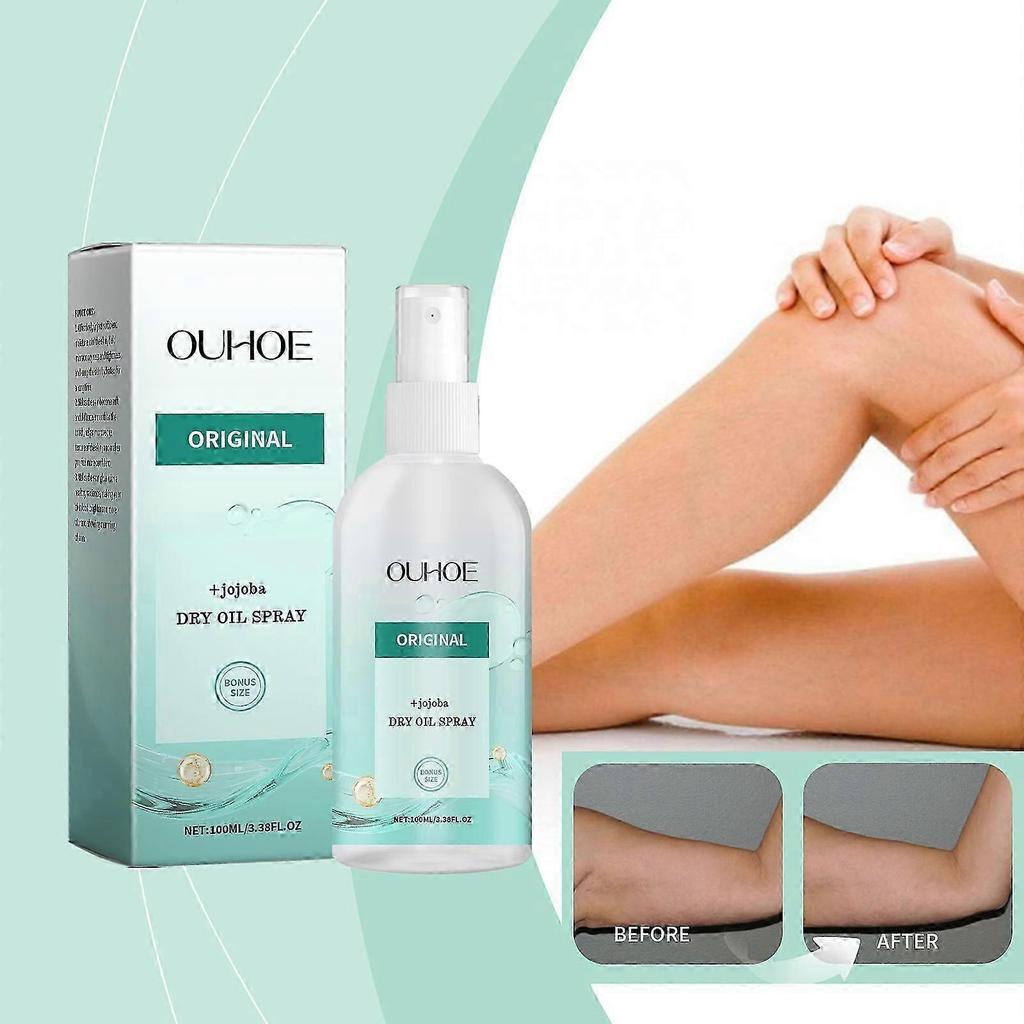 3PCS Ouhoe Moisturizing Body Oil Spray Gently Hydrates Dry Skin And Provides Body Skin Massage Care Oil