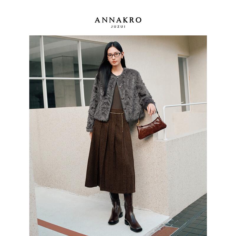 

Juzhi Annakou Women s Faux Fur Short Jacket M