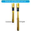 Billiard Pool Cue Extension Aluminium Alloy Telescopic Pool Cue Extension Billiard Cue Extender Billiards Stick Butt End