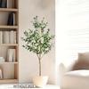 Kunstmatige Olijfboom | Binnen/Buiten Plastic Decoratie voor Woonkamer, Thuiskantoor, Tuin | Nieuw Huiswarmingcadeau Moderne Stijl Olijfdecor