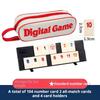 Rummy Cube Game With 4 Racks 104 Rummy Cube Game Set With Portable Case Rummy Tiles Travel Set For Family Classic Board Games