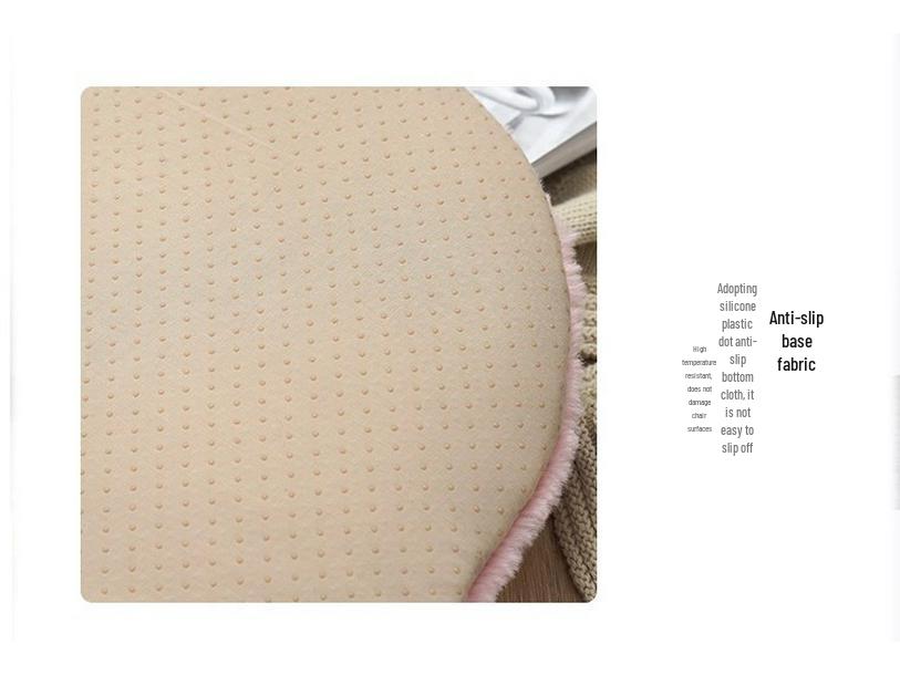 Plush Non-Slip Office Chair Pad for Long Sitting - Japan & South Korea