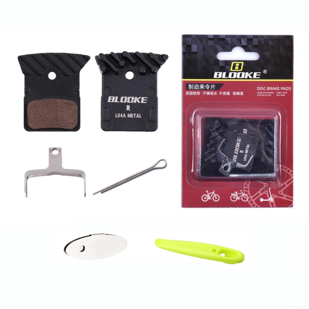 2 Pistonlu Disk Fren Balataları 36.6x34mm Siyah Yeni Bisiklet Parçaları