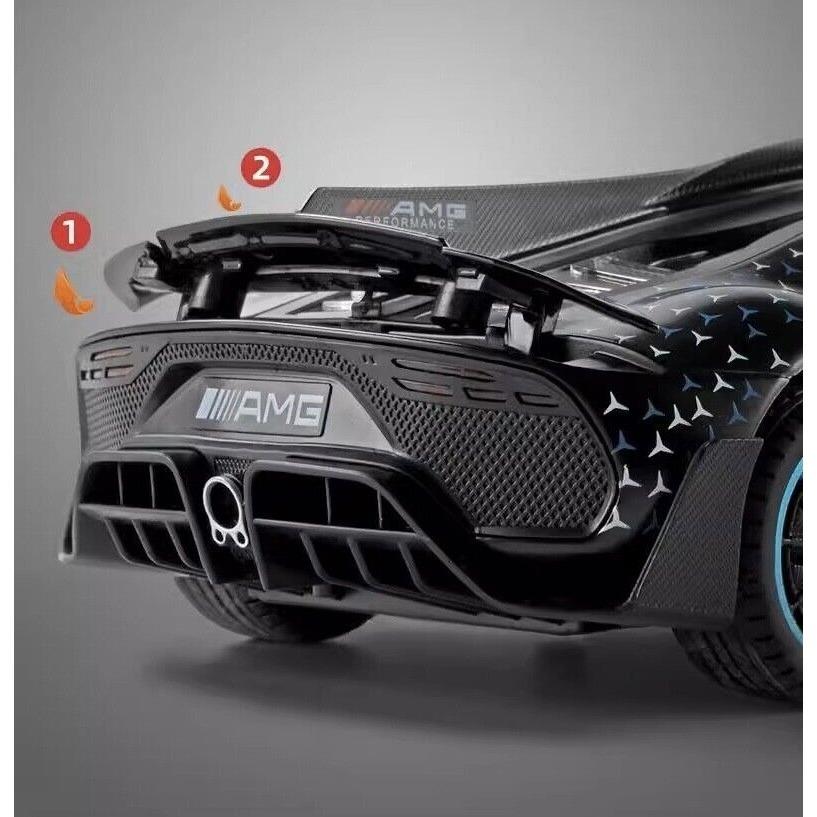 1/24 Mercedes Benz AMG ONE Diecast Model Car Toy Sound & Light Collectible Gift