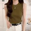 Women's O-Neck Vest Casual Sleeveless Tank Top