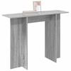 Console Table Grey Sonoma 100 X 30 X 75 Cm Particleboard
