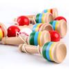 1 Stück Holz Geschicklichkeitsbecher Werfen und Fangen Ball Traditionelles Spiel für Kinder Spielzeug Hand-Auge-Koordination Pädagogische Übung